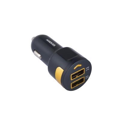 China Hot Selling 24V Car Charger Dual USB Output Intelligent Portable Mini Car Fast Charging Charger for sale