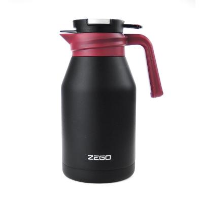 China 2200ml 24hr 2200ml 24hr Water Flask Thermos Stainless Steel PORTABLE Hot Cold PORTABLE Vacuum Insulated Coffee Thermal Pot for sale