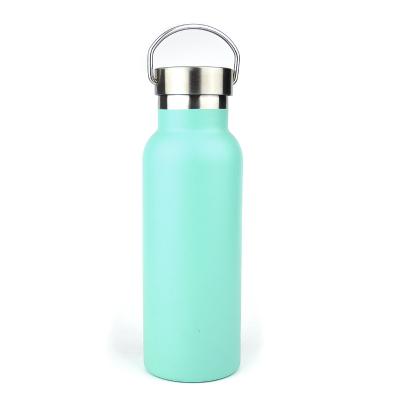 China 750ml Steelthermal Sustainable Stainless Hydraulic Tumbler Flask Single Wall Vacuum Insulated Small Bottle Clock Reusable Rising Vacuum for sale