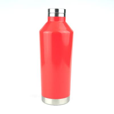 China 18/32OZ Gym Stocked Thermoses Wholesale Sport Double Wall Vacuum Flask Insulated Stainless Steel Drink Water Bottle With Logo Straw Lid for sale