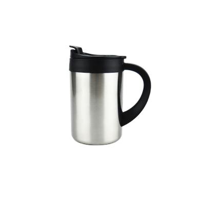 China PORTABLE High Quality Vacuum Stainless Steel Coffee Tumbler Thermal Cup Keep Hot Coffee Mug with Handle for sale