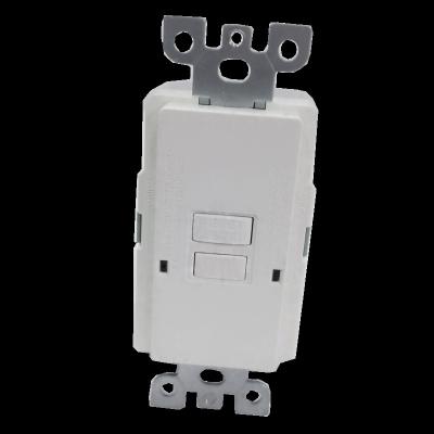 China Residential / General Purpose Wall Outlet 125V 20 Amp Dead Front GFCI Electrical Outlet With Self Test Function for sale