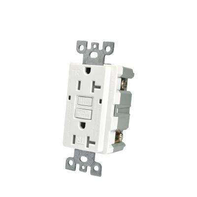 China 15A 125V GFCI Wall Outlet Duplex Leakage Residential/General Purpose Current Protection TR GFCI Receptacle for sale