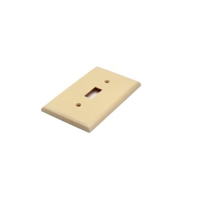 China Electrical Connection 1 Strip 2 Pc Screw Gold Electrical Outlet Wall Inverter Plate for sale