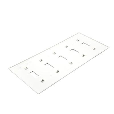 China US Wallplate Hot Selling Connection Outlet Wall Plate Electric Unbreakable Cover Front Plate Standard Rocker Lamp Switch for sale