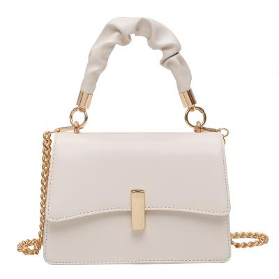 China Soft Leather Classic Messenger Handbag Women Bag Classic Elegant Small Square Bag Fashion Shoulder Bag for sale