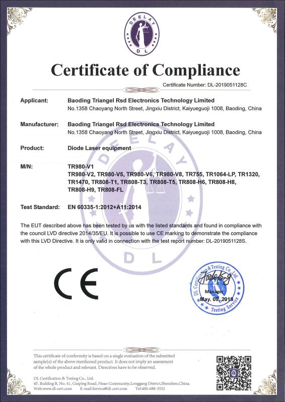 CE - Baoding Triangel Rsd Electronics Technology Limited