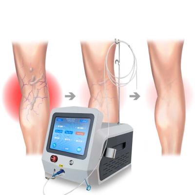 China EVLT (varicose veins) 1470 nm medical endovenous vein laser CE 980nm 1470nm laser ablation for sale