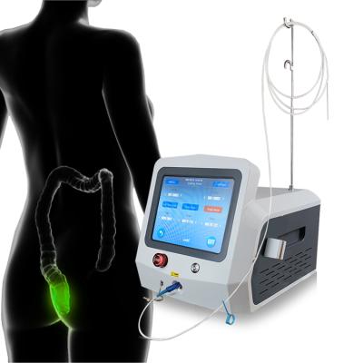 China Minimal Invasive Blood Vessel Removal Triangel Diode Laser Technique For Hemorrhoids 980 1470 Nm Diode Laser Equipment for sale