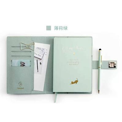 China Printed Stationery Notebook Lock Paperback A5 Lockable Refillable Diary Notebook for sale