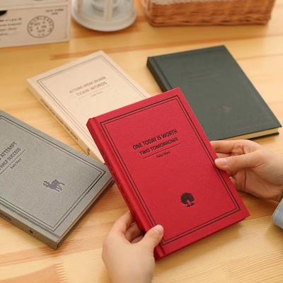 China 2021 Hardcover Book Custom Notebook with Logo Planner Wholesale Linen Cover Notebook for sale