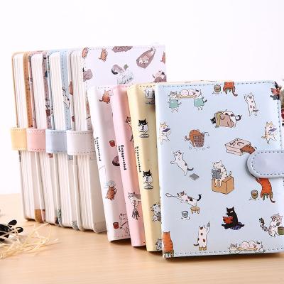 China 2022 PU Leather Softcover Notebook A6 A5 Cute Diary Planner for sale