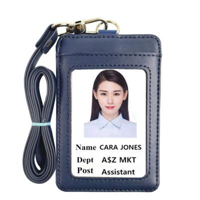 China Card ID Holder Promotional Gift Leather Work ID Bundle Cards Key Chain for sale