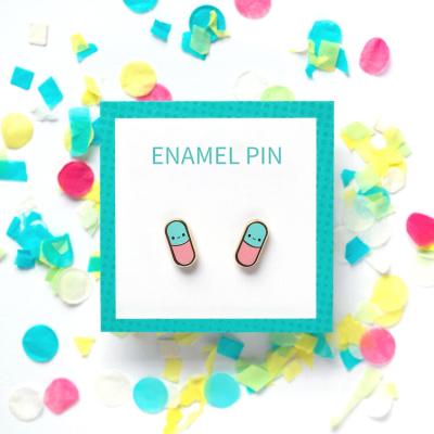 China Cute Custom Design Gold Plated Cute Enamel Stud Earring Earring For Girl for sale