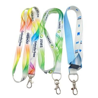 China Wedding Custom Manufacturer Cheap Personalized Printing Polyester Sublimation Lanyards for sale