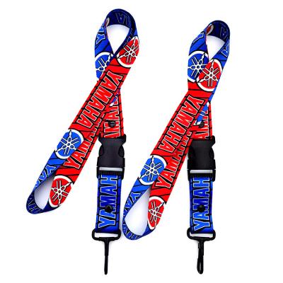 China Wedding Custom Design Dye Sublimation Polyester Lanyards ID Badge Holder With Logo Printing for sale