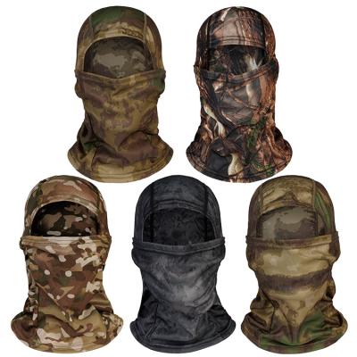 China breathable & Waterproof Outdoor Hiking Breathable Designer Custom Balaclava Headband Sunscreen Scarf Camouflage Face Mask Neck Cuff Balaclava for sale