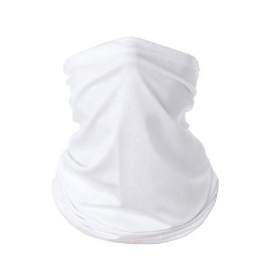 China Polyester Seamless Bandana Neck Wholesale Custom Multifunctional Cuff Tube Outdoor Cycling White Bandana for sale