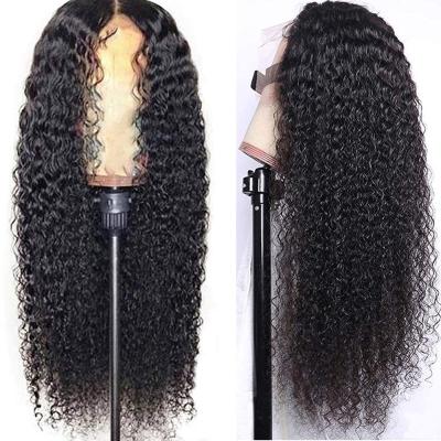 China Wholesale Malaysian Curly Deepwave Silky Straight Wave Full Lace Wig, Natural Baby Afro Hair Wig, Remy 100% Full Lace Wig 40 Inches for sale