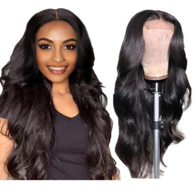 China Wholesale Brazilian Lace Front Wig Front Wig Body Wave 4*4 Silky Straight Wave Factory Hair Lace Front Wig for sale