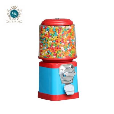 China Mini Candy Vending Machine Vending Machine Gumball Vending Machine/Metal Body Cylindrical Gumball Vending Machine for sale