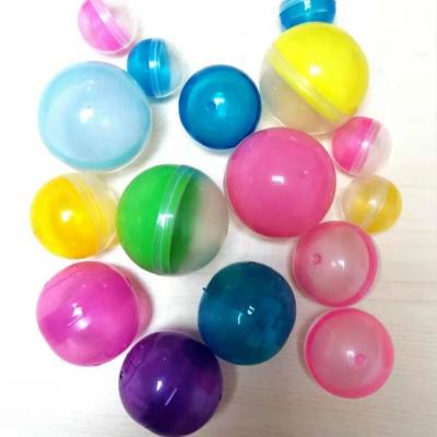 China Mixed Twisted Toy-Plastic Ball Toys Translucent Capsule Egg Balls Surprise Capsules Egg Toy Capsule Ball For Vending Sports for sale