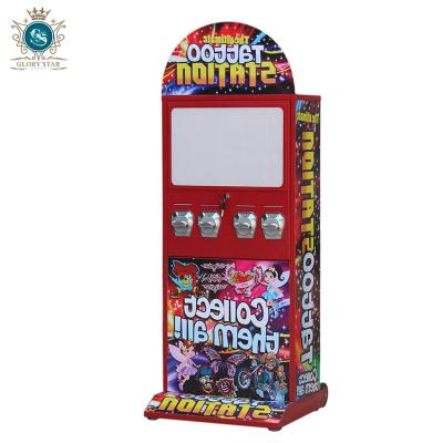 China Vending Machine Best Selling Automatic Tattoo Sticker Vending Machine for sale