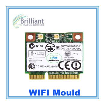 China Atheros AR5BHB116 AR9832 300Mbps Wifi 802.11 a/b/g/n Dual Band Mini PCI-E LAPTOP Wireless Network Adapter 2.4Ghz 5Ghz Wlan Half for sale