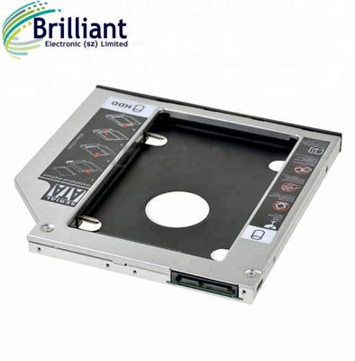 China Aluminum Universal 9.5mm 2nd HDD Serial ATA SSD Hard Disk Drive Caddy Bay For TOSHIBA Satellite L40-A500T L40-A501 L40-A510 L40-N504 for sale