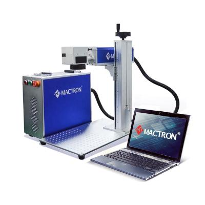 China Portable Laser Marking Mini Laser Marker Raycus 20W 30W Metal Fiber Laser Marking Machine For Steel/Plastic for sale