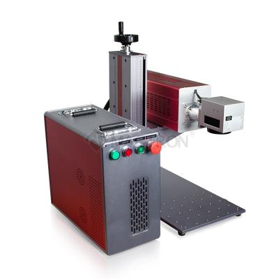 China Leather Shoe Air Cooled Portable CO2 Lazer Spotting Engraving Machine for sale