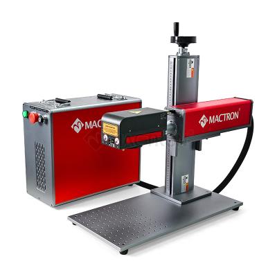 China Galvo 3D Fiber Dynamic Small 3D Laser Metal Card Laser Marking Steel Engraver for sale