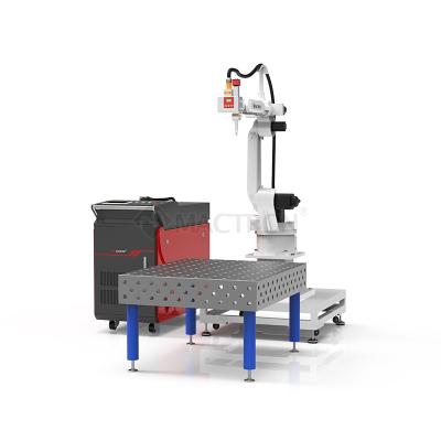 China Building Material Shops Carbon Steel Metal Robot Arm Aluminum Brass Fiber Laser Welding Machine for sale