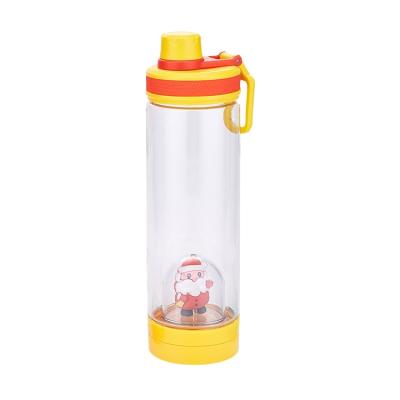 China Sustainable Fashion Factory Direct Sales Reusable Plastic Water Bottles With Doll for sale