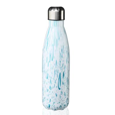 China Sustainable Custom Coke Bottle Shaped Double Wall Sport Drinking Vacuum Insulated Water Bottle Stainless Steel for sale