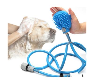 China Original Viable Spot Shower Hose Stabilized Pet Shower Feeds Massage Silicone Pet Shower for sale