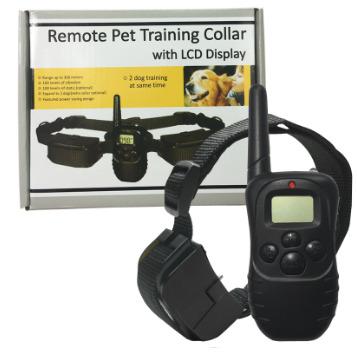 China Viable Original Wholesale Electronic Display Vibration Dog Training Pet Remote Control Stop Barking Device for sale