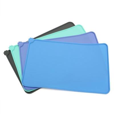 China Waterproof Pet Mat Silicone Pet Mat Waterproof Pet Feeding Pads for sale