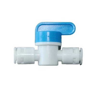 China General Plastic Ball Valves Water Tank Plastic Ball Valve With Quick Connector Plastic Valve For Water Filter for sale