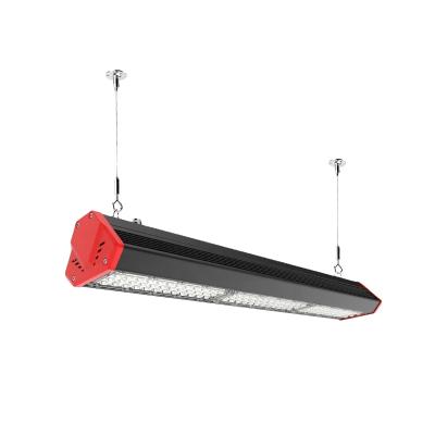 China Sports Stadiums High Bay Light Indoor Linear LED Microwave Motion Sensor Light Fixture For Warehouse 50W-600W CE Custom for sale