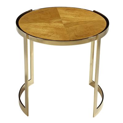 China Luxury Custom Swept Leg (Other) Side Coffee Table Adjustable High End European Style Brass Rack Cupboard Small Home for sale