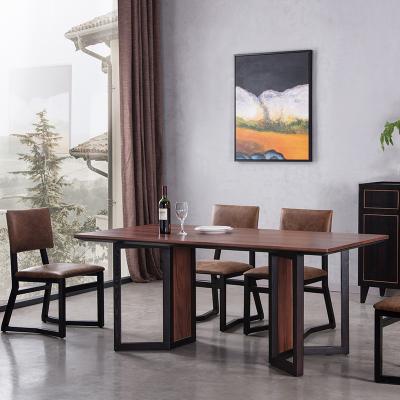 China (Other)luxury adjustable antique wood dining table set for hotel for sale