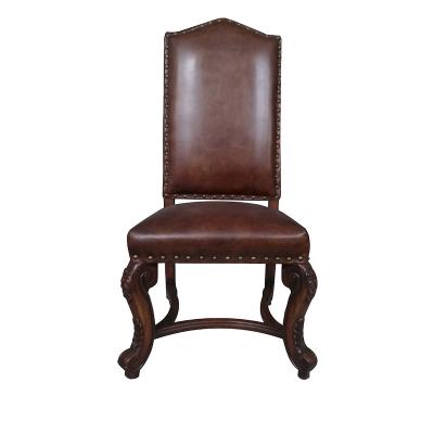 China (Other)Adjustable PU Leather/Solid Wood Carving Cafe Canvas Wood Frame/Dining/Restaurant/Banquet/Hotel Chair for sale