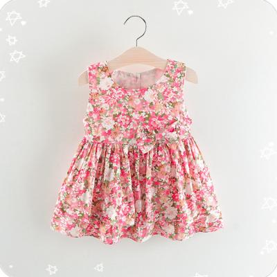 China Kids Cool Clothes Young Girls Dress Summer Flower Girl Casual Dresses For Sale for sale