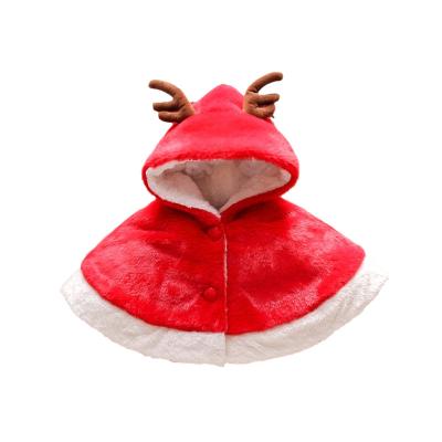 China 2022 Fashion Modern Winter Babies Breathable Warm Fairy Clothes Mask Warm Poncho Hood Cape Coat Snowsuit Winter Kids Gear for sale