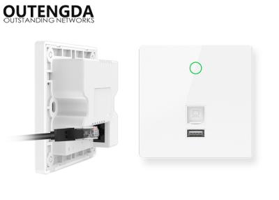 Cina Router 2.4GHz di Inwall 300M WiFi AP di dimensione del punto di accesso wireless di Poe del piatto di parete mini in vendita