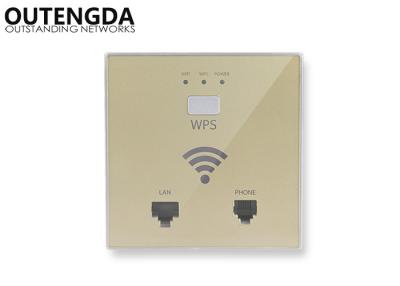 China Zócalo de Jack listo para el uso de la pared del regulador 86 de la CA de la ayuda del punto de acceso del 802.11 N de WiFi en venta