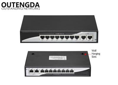 China 2Gbps POE Ethernet Schakelaar 8 Havenpoe 48V Standard 802,3af Autoonderhandeling Te koop