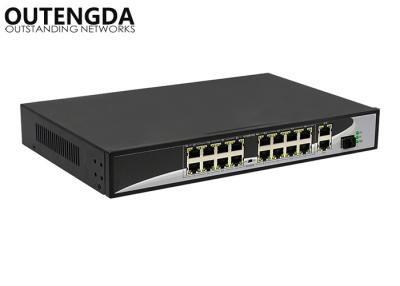 China 802,3 os ethernet do ponto de entrada do ponto de entrada do AF comutam, portos controlados 48V do ponto de entrada do interruptor de rede da fibra ótica à venda