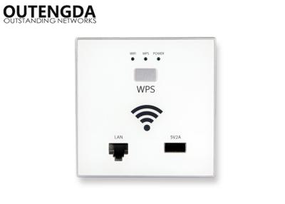 China 300Mbps In Wall Wireless Access Point Decoration WiFi Coverage USB Charger for sale